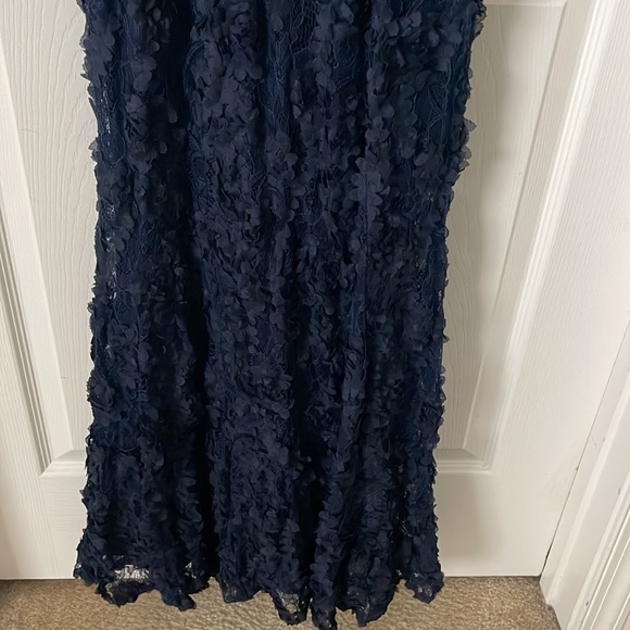 Long navy blue dress - Picture 3 of 8